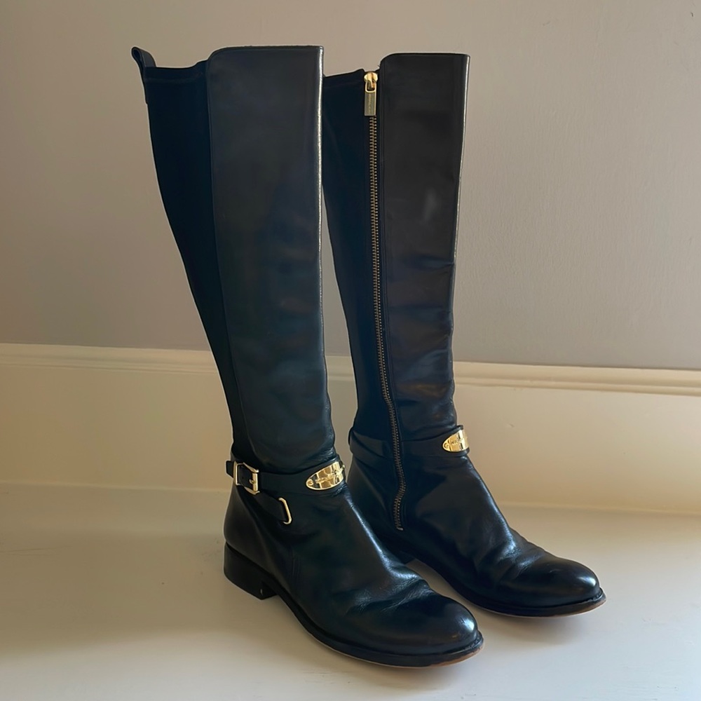 MICHAEL Michael Kors leather riding boots
